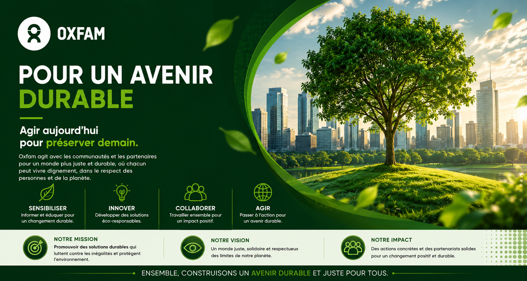 Pour un avenir durable — partenariat Oxfam